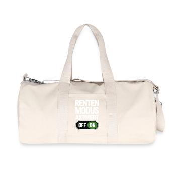 Retirement mode enabled - Recycled Canvas Sports Bag by Stanley/Stella - natural - Front