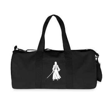 Anime Ronin Swordsman Back - Recycled Canvas Sports Bag by Stanley/Stella - black - Front