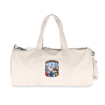 Après Ski Team Bergidyll - Recycelte Canvas-Sporttasche von Stanley/Stella - Naturweiß - Vorne