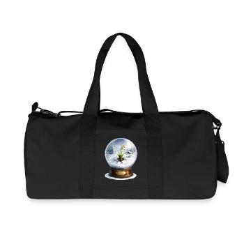 Le perce-neige traverse l’hiver - Sac de sport en toile recyclée Stanley/Stella - noir - Devant