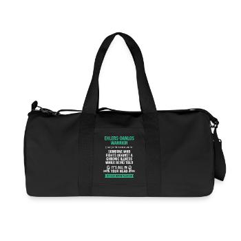 EDS Ehlers-Danlos Syndrome HSD - Recycled Canvas Sports Bag by Stanley/Stella - black - Front