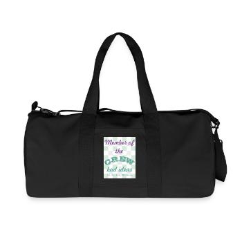 Crew-Mitglied: Schlechte Ideen - Recycelte Canvas-Sporttasche von Stanley/Stella - Schwarz - Vorne