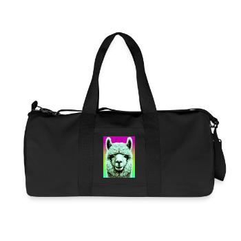 Alpaga - Sac de sport en toile recyclée Stanley/Stella - noir - Devant