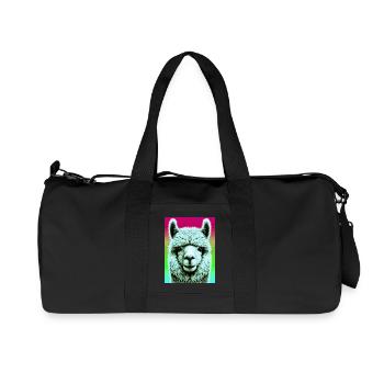 Alpaga - Sac de sport en toile recyclée Stanley/Stella - noir - Devant