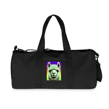 Alpaca - Recycled Canvas Sports Bag by Stanley/Stella - black - Front