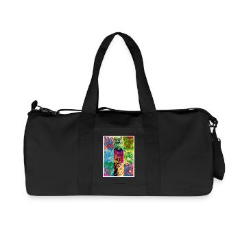 Tiger_4 - Recycled Canvas Sports Bag by Stanley/Stella - black - Front