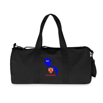 Île de Noirmoutier - Sac de sport en toile recyclée Stanley/Stella - noir - Devant