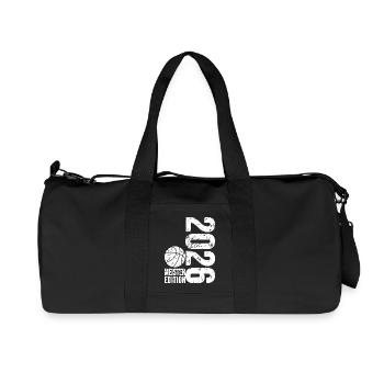 Basketball Master Edition 2026 in white - Recycled Canvas Sports Bag by Stanley/Stella - black - Front
