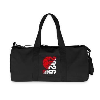 Basketball Meister Edition 2026 in rot und weiß - Recycelte Canvas-Sporttasche von Stanley/Stella - Schwarz - Vorne
