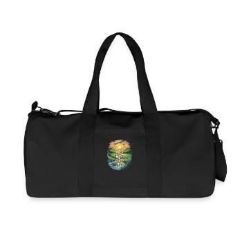 Make the most of every day - Recycled Canvas Sports Bag by Stanley/Stella - black - Front