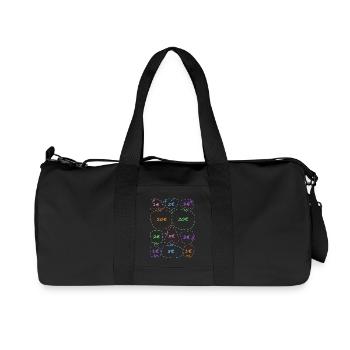 Junggesellinnenabschied - Recycelte Canvas-Sporttasche von Stanley/Stella - Schwarz - Vorne