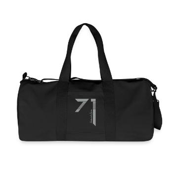 Bourgogne Saône et Loire 71 - Sac de sport en toile recyclée Stanley/Stella - noir - Devant