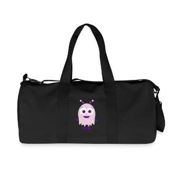 Monster - Recycelte Canvas-Sporttasche von Stanley/Stella - Schwarz - Vorne