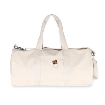 pocket DOG2 - Recycled Canvas Sports Bag by Stanley/Stella - natural - Front