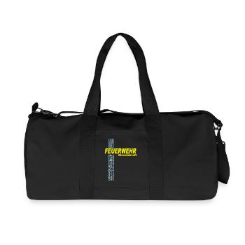 Feuerwehr Einsatzkraft - Recycelte Canvas-Sporttasche von Stanley/Stella - Schwarz - Vorne