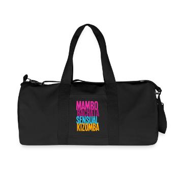 Mambo Bachata Kizomba Sensuelle - Chemises de nuit - Sac de sport en toile recyclée Stanley/Stella - noir - Devant