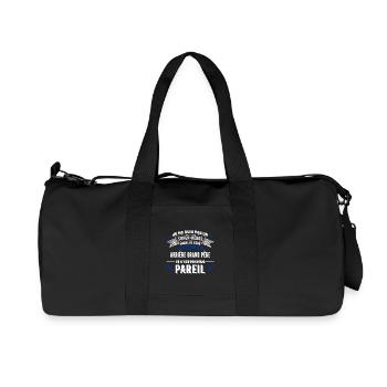 SuperArrière grand père cadeau - Sac de sport en toile recyclée Stanley/Stella - noir - Devant