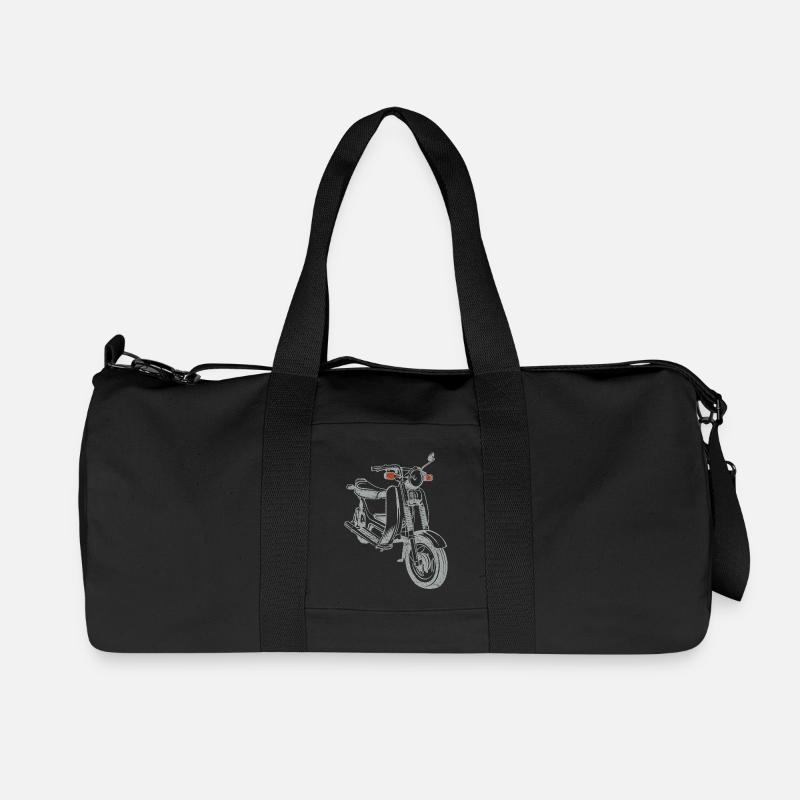 Simson SR50 SR80 - Recycelte Canvas-Sporttasche von Stanley/Stella - Schwarz
