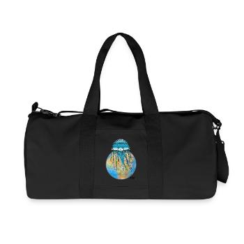 Les méduses sont des créateurs de vie - les gardiens d'Orbis - Sac de sport en toile recyclée Stanley/Stella - noir - Devant