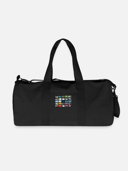 Dead Tapes - Recycled Canvas Sports Bag by Stanley/Stella - black