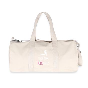 Yoga Maintenant vin Plus - Sac de sport en toile recyclée Stanley/Stella - blanc naturel - Devant