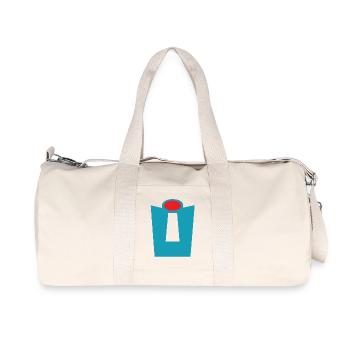 Vintage Mr. Incredible - Recycled Canvas Sports Bag by Stanley/Stella - natural - Front