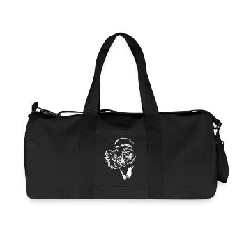 Australian Shepherd "Black Edition" - Recycled Canvas Sports Bag by Stanley/Stella - black - Front
