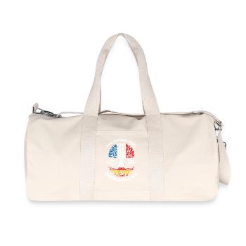 Mes racines sont espagnoles Arbre France Espagne - Sac de sport en toile recyclée Stanley/Stella - blanc naturel - Devant