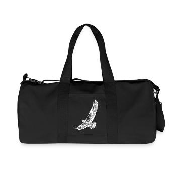 Bird portrait for birdwatchers - Recycled Canvas Sports Bag by Stanley/Stella - black - Front