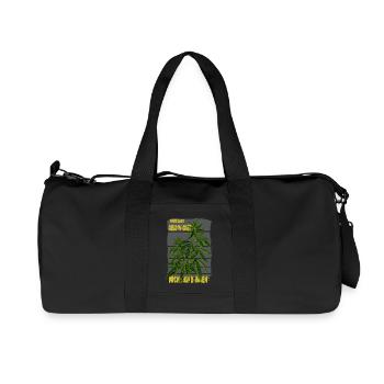 Wer sagt, Geld wächst nicht auf Bäumen ? - Recycelte Canvas-Sporttasche von Stanley/Stella - Schwarz - Vorne