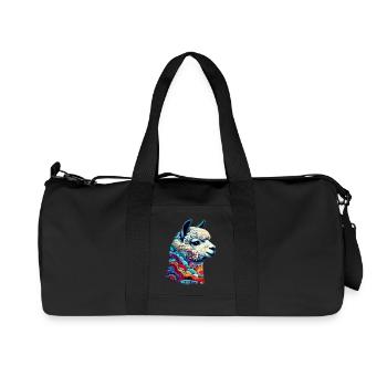 Alpaca - Recycled Canvas Sports Bag by Stanley/Stella - black - Front