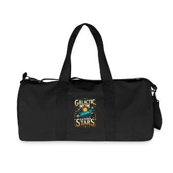 Galactic Mom Raising Stars - Recycled Canvas Sports Bag by Stanley/Stella - black - Front