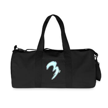 Drei - 3 - Nummer 3 - Zahl 3 - Recycelte Canvas-Sporttasche von Stanley/Stella - Schwarz - Vorne