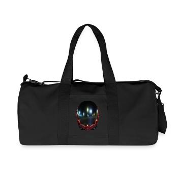 Astronaut Futuristic Helmet - Recycled Canvas Sports Bag by Stanley/Stella - black - Front