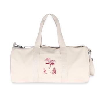 Vers la Montagne Sacrée - Sac de sport en toile recyclée Stanley/Stella - blanc naturel - Devant