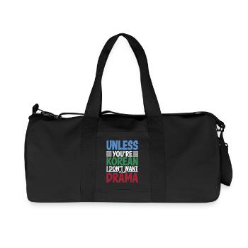 Drôle de dicton pour les fans de K-pop - Sac de sport en toile recyclée Stanley/Stella - noir - Devant