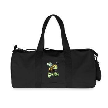 Zom-Bee - Bee as Zombie - Recycled Canvas Sports Bag by Stanley/Stella - black - Front