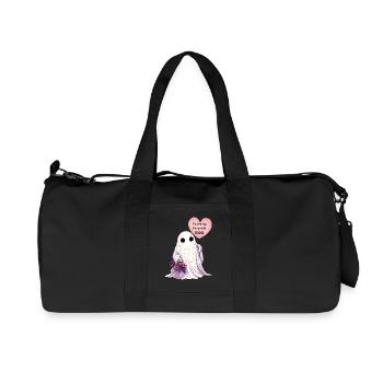 Valentinstags Geist | Niedlich | Geschenk - Recycelte Canvas-Sporttasche von Stanley/Stella - Schwarz - Vorne