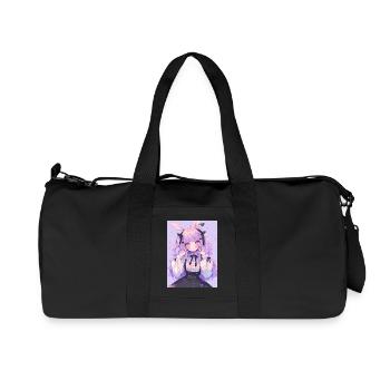 Bunny Bunny Girl Anime Manga Pastel Goth Cadeau - Sac de sport en toile recyclée Stanley/Stella - noir - Devant