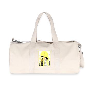 loving pair - Recycled Canvas Sports Bag by Stanley/Stella - natural - Front
