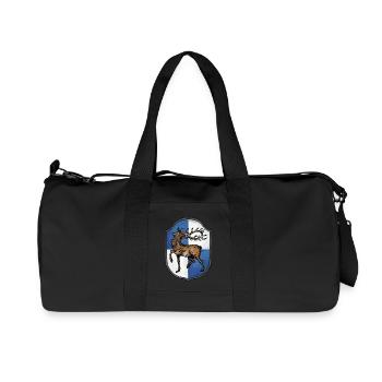 Coat of arms Hirsch - Recycled Canvas Sports Bag by Stanley/Stella - black - Front