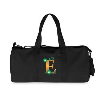 E - Recycled Canvas Sports Bag by Stanley/Stella - black - Front