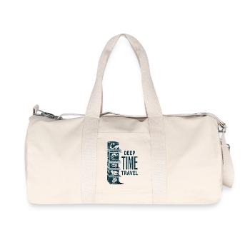 Voyage dans le temps à travers l’histoire de la terre Géologie 2 - Sac de sport en toile recyclée Stanley/Stella - blanc naturel - Devant