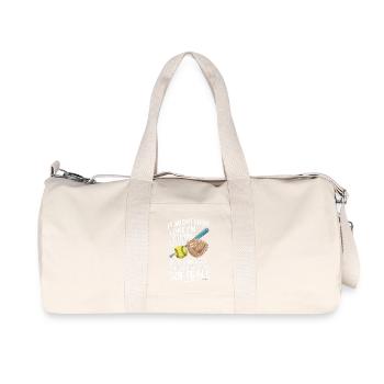Drôle Softball Joueur Attrapeur Lanceur Softball - Sac de sport en toile recyclée Stanley/Stella - blanc naturel - Devant