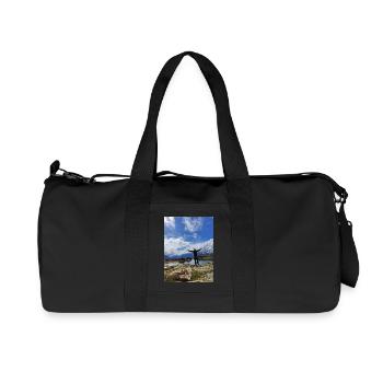 Triumphal summit at the top - Recycled Canvas Sports Bag by Stanley/Stella - black - Front
