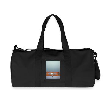 Woman in Trench Coat - Recycled Canvas Sports Bag by Stanley/Stella - black - Front