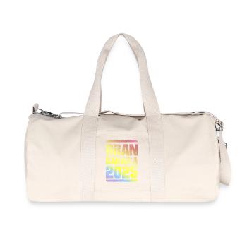 Gran Canaria 2025 Coloré - Sac de sport en toile recyclée Stanley/Stella - blanc naturel - Devant