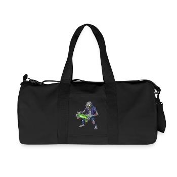 Zombie Zocker Power Retro Gamer - Recycelte Canvas-Sporttasche von Stanley/Stella - Schwarz - Vorne
