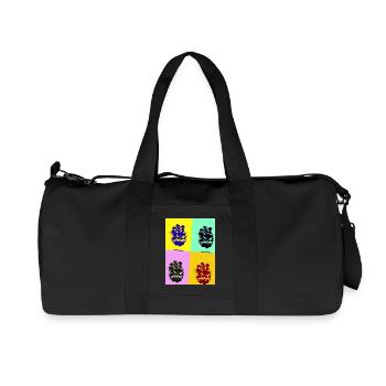 Pine cone - Recycled Canvas Sports Bag by Stanley/Stella - black - Front