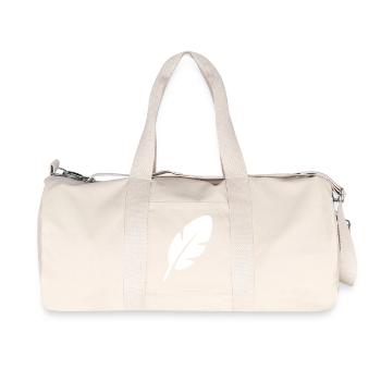 Source - Sac de sport en toile recyclée Stanley/Stella - blanc naturel - Devant